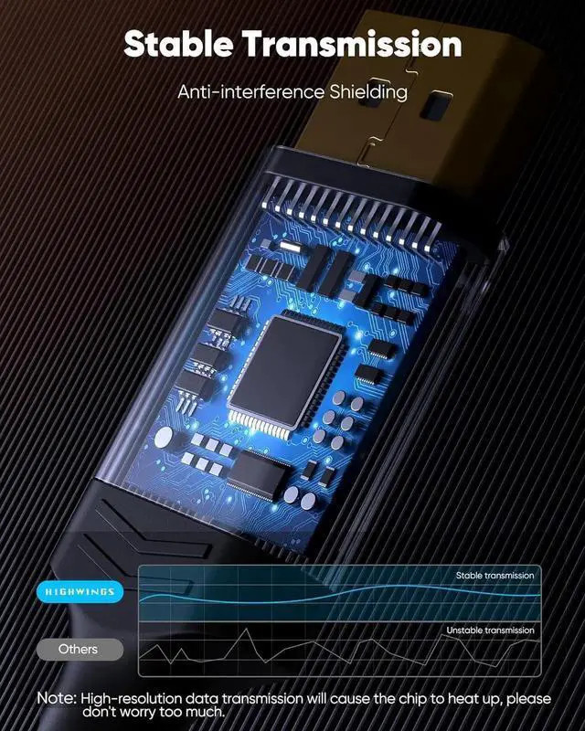 Alt view image 3 of 7 - 4K DisplayPort to HDMI 6.6ft Uni-Directional DP (Source) to HDMI (Display) 1.4 Cable 4K@30Hz 2K@60Hz 1080P Full HD Braided Cord for NVIDIA AMD Monitor Projector (Grey)