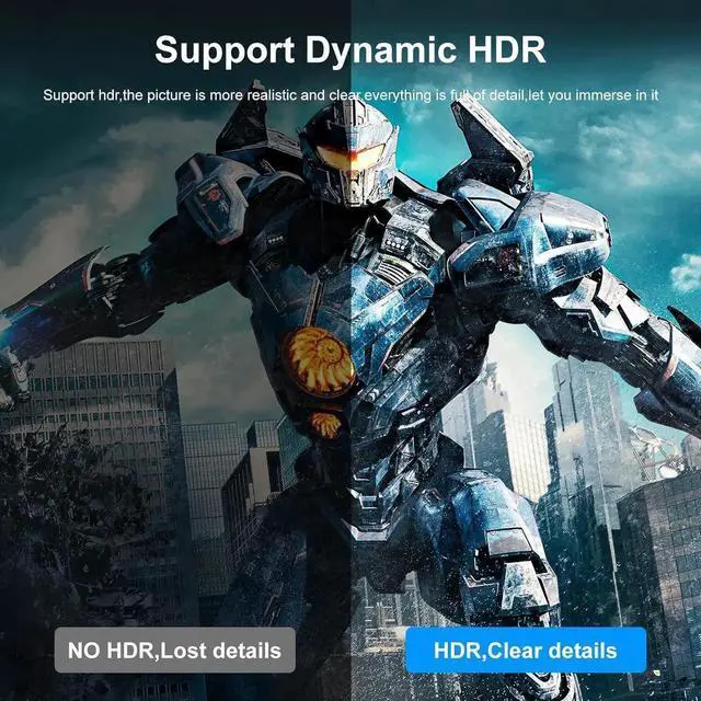 Alt view image 3 of 7 - 16K DisplayPort Cable 3.3FT 2.1 DP to DP Support 16K@60Hz 8K@60Hz 4K@144Hz HBR3 32.4Gbps HDR G-Sync & FreeSync Display Lead for Laptop Gaming Monitor PC TV