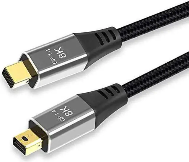 Main image of Mini DisplayPort to Mini DisplayPort Cable DP1.4 6.6 Feet - 8K Resolution Ready Not Compatible with iMac/Mac to MacBook Not a Replacement for Thunderbolt Cable