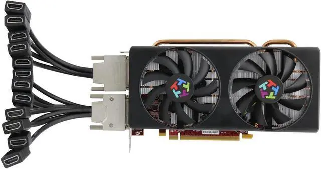 Alt view image 4 of 7 - VHDCI Breakout Cable&Adapter-VHDCI(SCSI 68Pin) M to 4-Port HDMI AF Splitter Breakout Cable for NVIDIA and VisionTek Graphics Cards