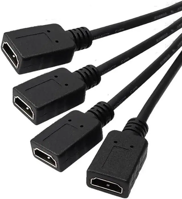 Alt view image 2 of 7 - VHDCI Breakout Cable&Adapter-VHDCI(SCSI 68Pin) M to 4-Port HDMI AF Splitter Breakout Cable for NVIDIA and VisionTek Graphics Cards