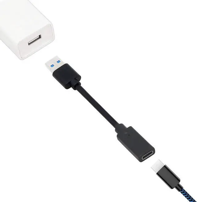 Alt view image 2 of 4 - USB A to USB C Cable USB 3.0 Type A Male to USB 3.0 Type C (USB-C) Female Data & Charging Converter Adapter for Laptop and PC (1M/3.3Feet)