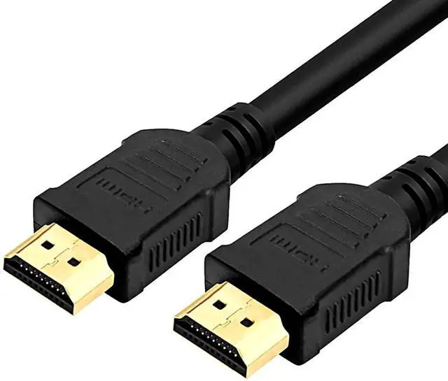 Alt view image 6 of 7 - 5-Pack 4K HDMI Cable 6 Foot - 18Gbps High Speed HDR 2160P 1080P Ethernet - @60Hz 2.0 HDMI Cord Black - Audio Return(ARC) Compatible UHD TV Blu-Ray Xbox PS3/4 PC TV