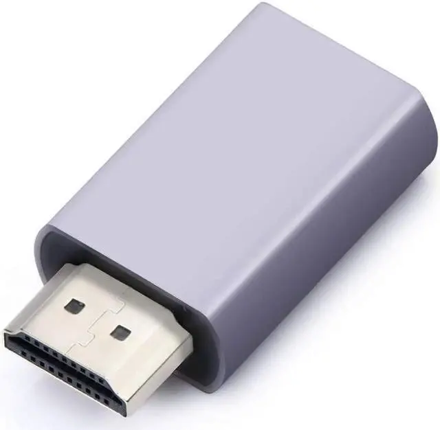 Alt view image 3 of 5 - Malarpon Hdmi Edid Emulator Passthrough 3rd Generrtion Aluminum fit Headlesskeep The EDID of The Monitor Active Switches and Extenders 1920x1080@59Hz 2P