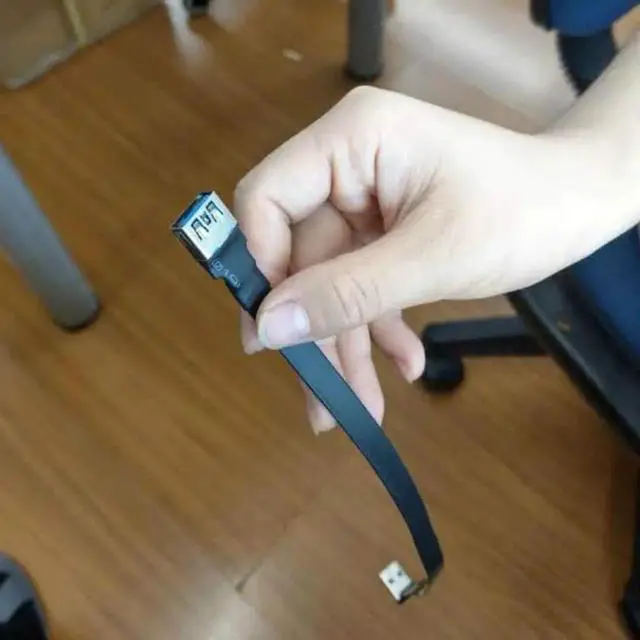 Alt view image 6 of 7 - ADT-Link USB 3.0 Cable USB to USB Cable Type A Male to Male Extension Cable Super Speed HDD 90/270 Degree Angle Up/Down Angled (10cm,S3-S3R)