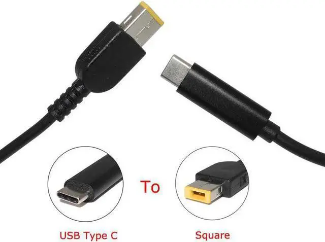 Alt view image 2 of 5 - Type C PD Charging Cable Cord Dc Power Adapter Jack Converter to 14 Plugs Male for Lenovo Asus Dell Hp Laptop Charger