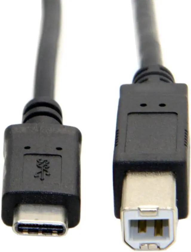 Alt view image 3 of 3 - USB-C USB 3.1 Type-C Male Connector to USB 2.0 Type B Male Data Cable for Cell Phone & Laptop & Laptop 100cm