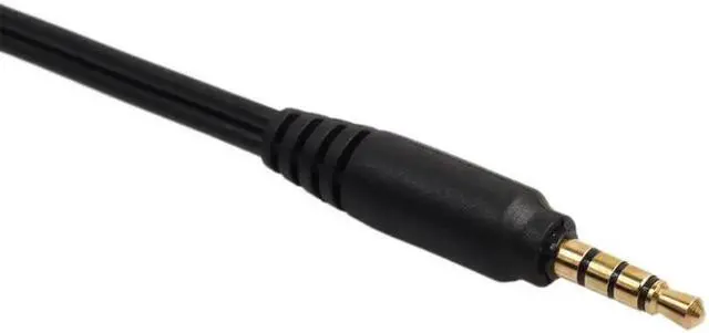 Alt view image 5 of 5 - 3.5mm Stereo Audio Male To 2 Female Headset Mic TRRS Y Splitter Cable Adapter Mole Phone Adapters & ConvertersGood Quality