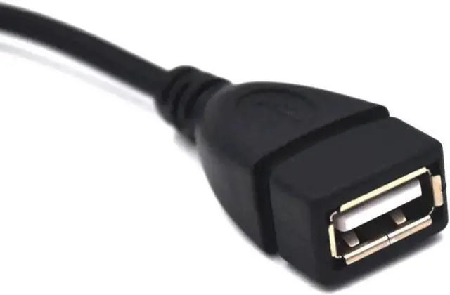 Alt view image 2 of 3 - 11.8 inch USB 2.0 Female to 5 Pin Screw Terminal Female Charging and Data Transfer Adapter Connector Converter Extension Shield