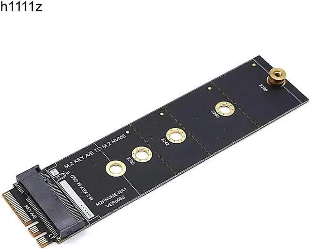 Main image of OIAGLH M2 KEY A-E to M2 NVME Adapter Convert Card Riser NGFF TO KEY-M Expansion Slot Interface to M2 NVME Support 2230-2280 M2 SSD