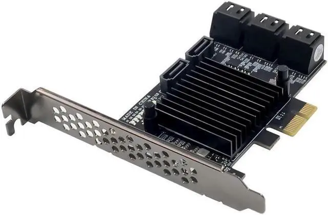 Main image of 8 Port SATA 3 PCI Express Expansion Card PCI-E SATA Controller PCIE 1X to SATA3.0 6Gb Adapter Add On Cards Marvell chip 9215