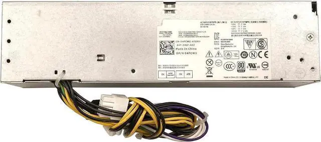 Alt view image 4 of 6 - 315W Power Supply Replacement for Dell Optiplex XE2 9020 7020 3020 SFF VX372 D315ES-00