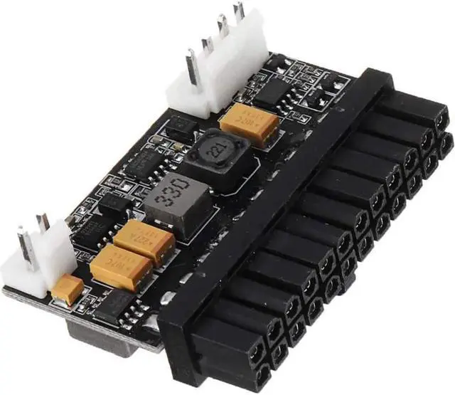 Alt view image 7 of 7 - Misaso 150W 24Pin 12V DC Input 150P Output Realan Mini ITX Pico PSU DC ATX PC Switch DC-DC ATX Power Supply for Computer