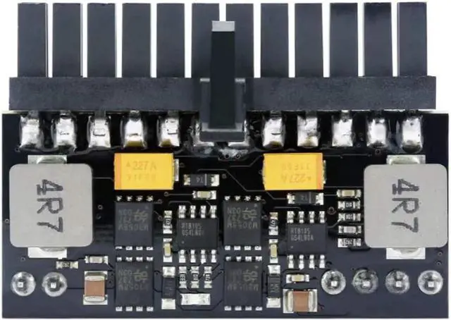 Alt view image 4 of 7 - Misaso 150W 24Pin 12V DC Input 150P Output Realan Mini ITX Pico PSU DC ATX PC Switch DC-DC ATX Power Supply for Computer