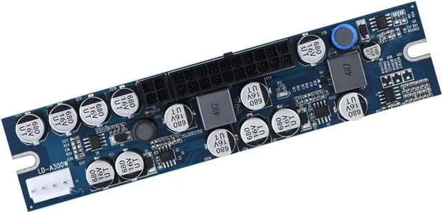 Alt view image 3 of 7 - Computer Power Supply Module,Professional 300W Power Supply Module,24Pin to 20Pin Cable,DC Input Cable, AUX Cable,Full Protection PC Power Supply Suitable for MiniITX and 1U Case