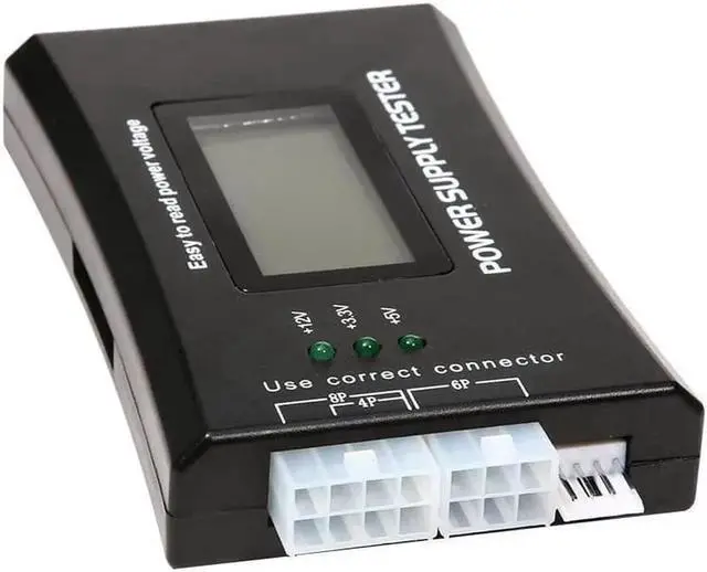 Alt view image 6 of 7 - Bestyu Digital LCD Display PC Computer Power Supply Tester 20/24 Pin 4 PSU ATX BTX ITX SATA HDD Testers