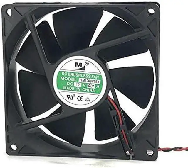 Main image of for One League YM1209PTB1 12V 0.37A 9025 8025 2-Wire Power Supply Chassis Cooling Fan