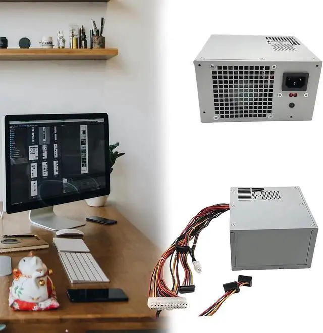 Alt view image 3 of 7 - 24P+4P+SATAs 300W PSUs Replacement Desktop Computer Power Supply for 390 790 990 3010 7010 9010MT HU300PM-00 B300NM-00