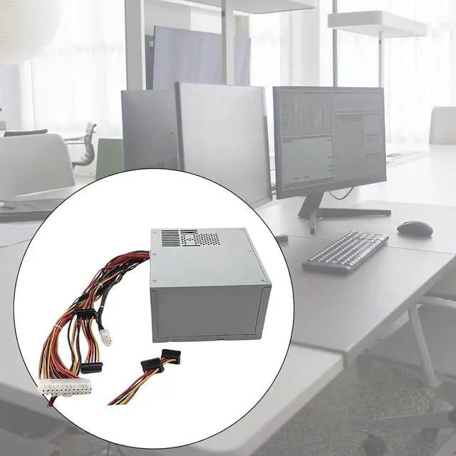 Alt view image 7 of 7 - 24P+4P+SATAs 300W PSUs Replacement Desktop Computer Power Supply for 390 790 990 3010 7010 9010MT HU300PM-00 B300NM-00