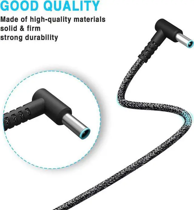 Alt view image 4 of 7 - 200W Laptop Charger for HP Original Omen Pavilion 15 16 17 Victus 15 16 Zbook 15 17 ZBook Fury Create Studio Envy 15 2020 TPN-DA10 Gaming Laptop Power Adapter Supply AC Adapter