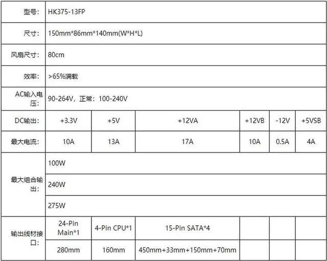Alt view image 3 of 4 - HK375-13FP HU275AM-00 L275AM-00 AC275AM-00 H275AM-00 for 790 990 7010 9010MT Desktop PC Power Supply