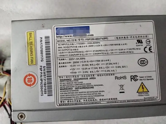 Alt view image 2 of 4 - FSP250-60ATV for Industrial Computer Power Supply