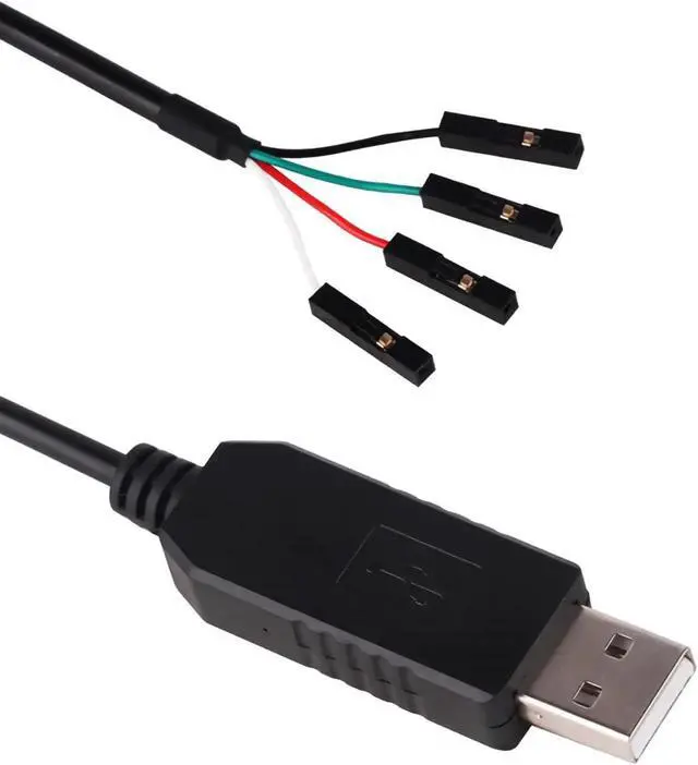 Main image of FTDI TTL-232R-3V3 USB to TTL UART Converter Adapter Serial Cable,3.3V, Header 4 Pin, 4 WAY