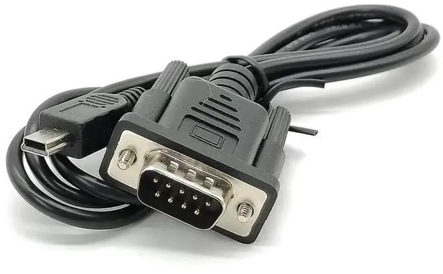 Alt view image 4 of 5 - Elecbee Mini USB to RS232 Serial Adapter RS232 DB9 Male Converter Cable 1M