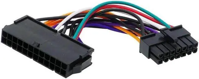 Main image of PC ATX 24 Pin TO 14 Pin Power Supply Cable 18AWG Wire For Q77 B75 A75 Q75 H81 Motherboard Mainboard