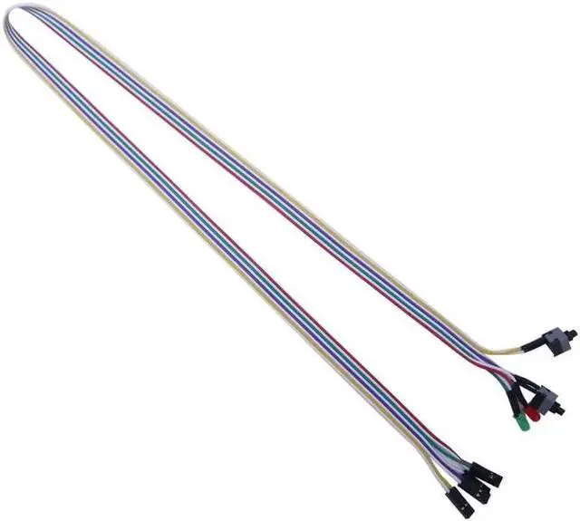 Main image of PC Motherboard Atx Power Supply On/Off Push Button Reset Cables for Desktop PC Computer for Case