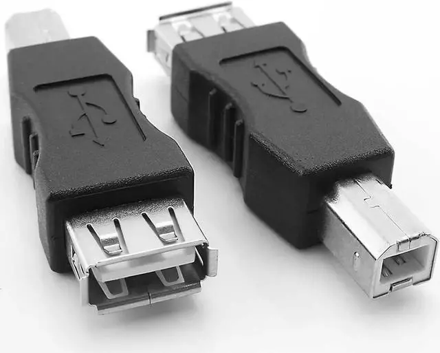 Alt view image 6 of 7 - USB A to B Adapter USB 2.0 A Female to USB B Male Printer Converter Connector Plug for Printer/Scanner Extender Connection Printer to USB Adapter (F/M ??-????????)