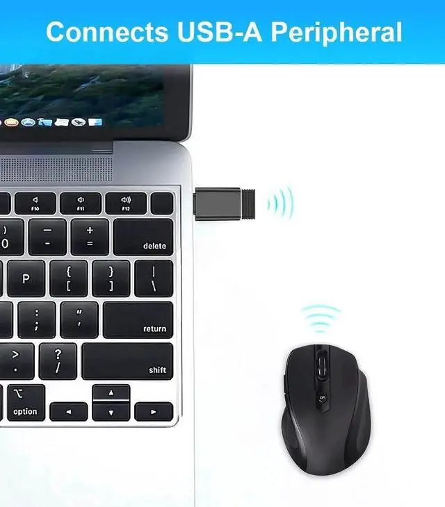 Alt view image 6 of 7 - USB C Male to USB Female Adapter 4 Pack USB Flash Thumb Drive to USBC Adapter Type C Thunderbolt 3 OTG Converter for iPad MacBook Pro Air Apple iPhone 16 15 Notebook Surface