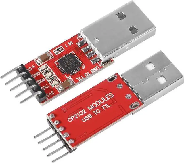 Alt view image 4 of 5 - 3Pcs CP2102 USB 2.0 to TTL 5Pin Serial Adapter USB to TTL Serial Converter Module for UART STC 3.3V and 5V with Dupont Wire (USB 2.0 to TTL CP2102)