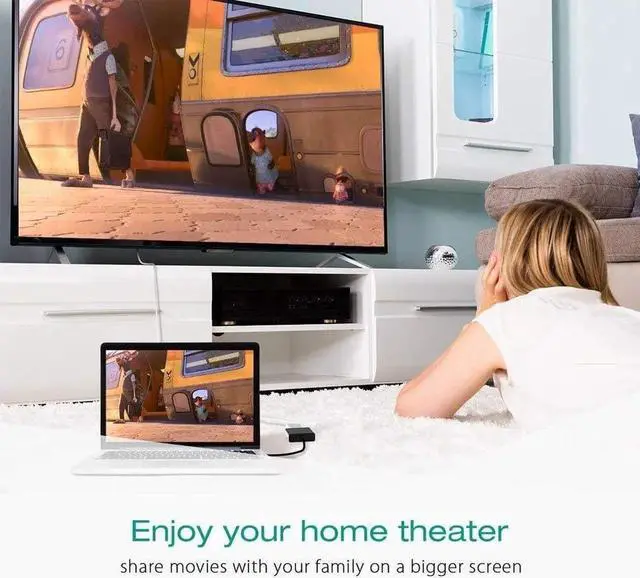 Alt view image 6 of 6 - USB to VGA Adapter for Monitor VGA to USB 3.0/2.0 Converter 1080P Multi-Display Video Cable for Laptop Desktop PC to Monitors Projector TV. (Not Support Chromebook Windows 11 is not supported )