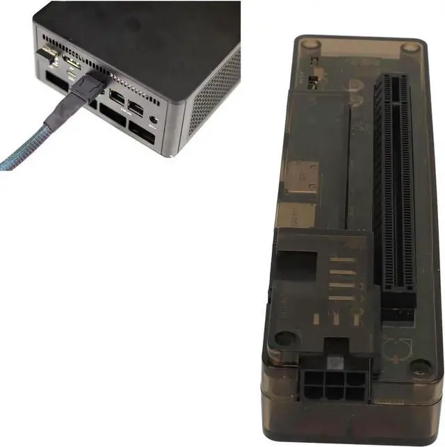 Alt view image 5 of 7 - ciciglow Laptop External Independent Video Card Dock, M.2 M Key to OCuLink Laptop Video Card Dock PCIE 4.0 X16 Interface Docking Station