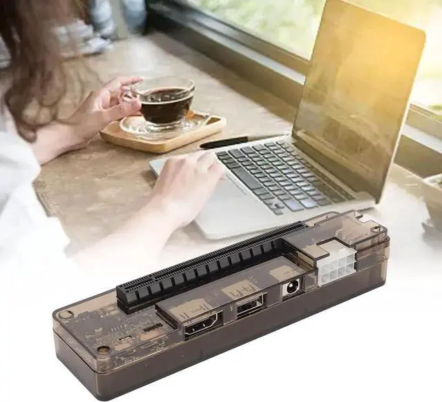 Alt view image 4 of 7 - Laptop External Independent Video Card Dock, EXP GDC External Discrete Graphics Dock Support 6Pin Interface, for Mini PCI E