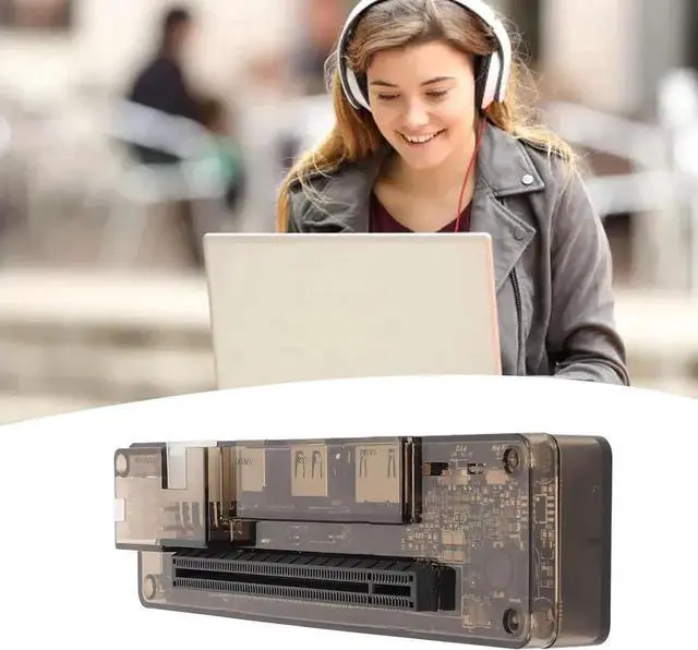 Alt view image 7 of 7 - Laptop External Independent Video Card Dock, EXP GDC External Discrete Graphics Dock Support 6Pin Interface, for Mini PCI E