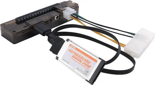 Alt view image 6 of 7 - External Laptop Graphics Card Dock Laptop Docking Station Video Card Set Kit Express Card Cable