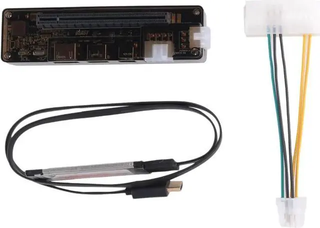 Alt view image 4 of 7 - External Laptop Graphics Card Dock Laptop Docking Station Video Card Set Kit Express Card Cable