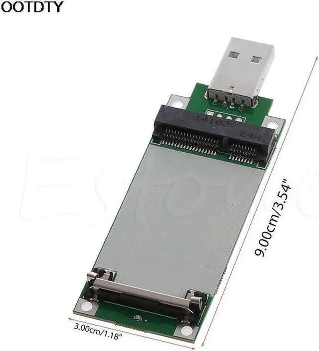 Alt view image 5 of 5 - PCI-e Wireless WWAN to USB Adapter card With SIM Card Slot Module testing - L059 New hot