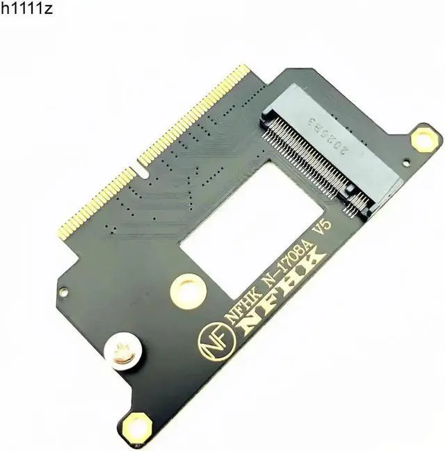 Alt view image 3 of 5 - NVME Adapter for Macbook NVMe PCI Express PCIE to M.2 SSD Adapter Card N-1708A for Macbook Pro Retina 13" 2016 2017