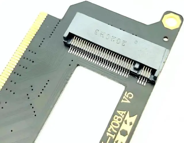 Alt view image 2 of 5 - NVME Adapter for Macbook NVMe PCI Express PCIE to M.2 SSD Adapter Card N-1708A for Macbook Pro Retina 13" 2016 2017