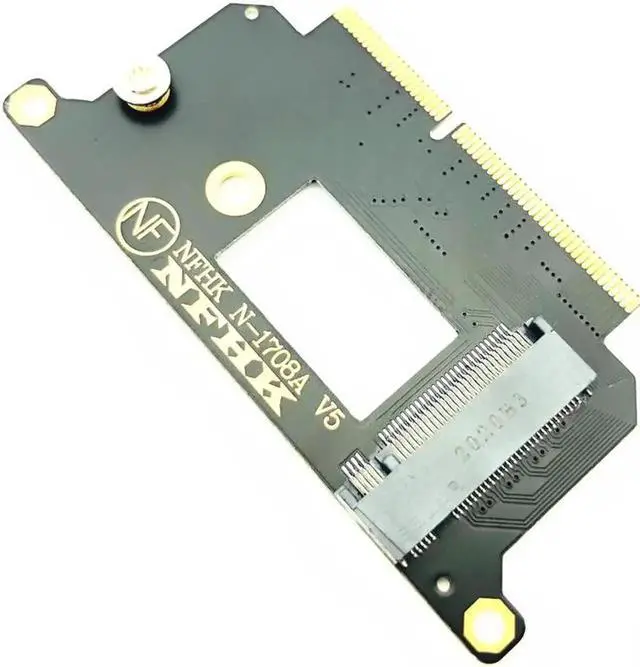Alt view image 4 of 5 - NVME Adapter for Macbook NVMe PCI Express PCIE to M.2 SSD Adapter Card N-1708A for Macbook Pro Retina 13" 2016 2017