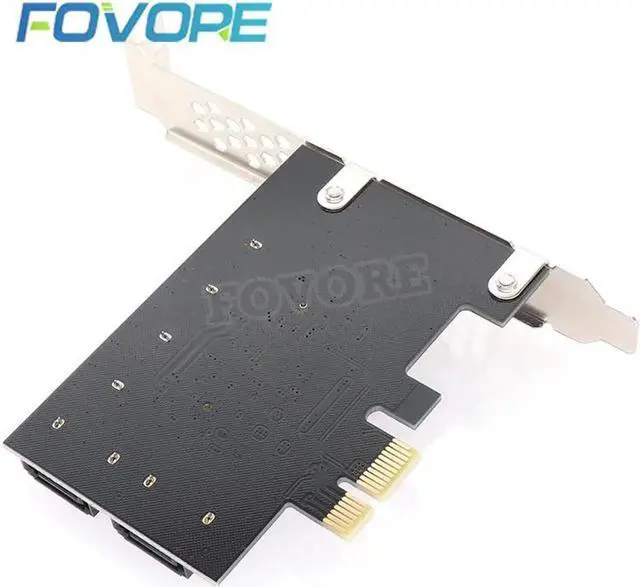 Alt view image 5 of 5 - e E to SATA Card -E Adapter Express to SATA 3 Converter 4 Port SATA III 6G Expansion Controller Card Adapter IPFS