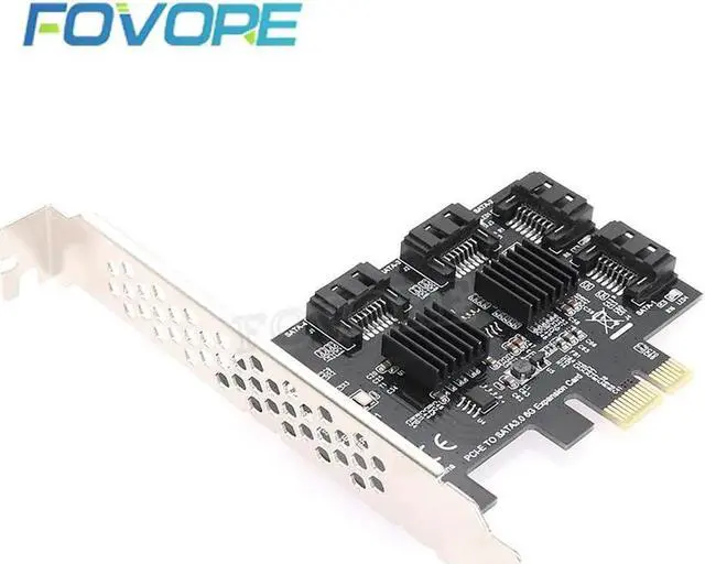 Main image of e E to SATA Card -E Adapter Express to SATA 3 Converter 4 Port SATA III 6G Expansion Controller Card Adapter IPFS