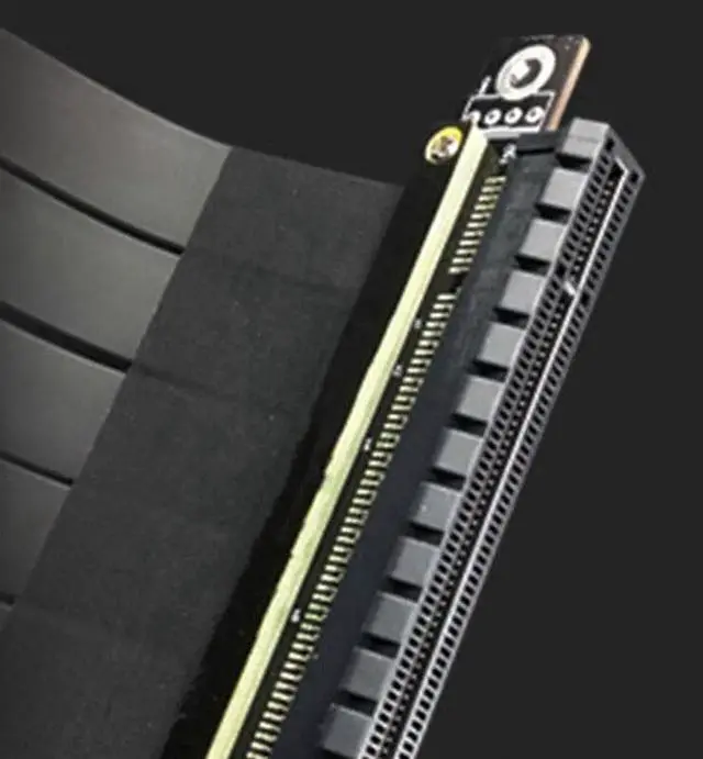 Alt view image 4 of 5 - Express 3.0 High Speed 16X Flexible Cable Extension Port Adapter Riser Card PC ie Card Connector Cable 250mm