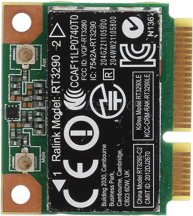 Alt view image 5 of 5 - 150M Wi-Fi Wireless Network Card Bluetooth for RT3290 HP Pavilion G7-2000 Ralink 802.11b/g/n wifi Adapter Drop Shipping