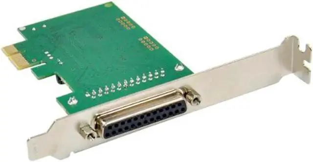 Alt view image 3 of 5 - 1 Port Parallel PCIe X1 Card PCI Express to DB25 LPT Printer Expansion Adapter Card Support SPP / PS2 / EPP/ECP Modes