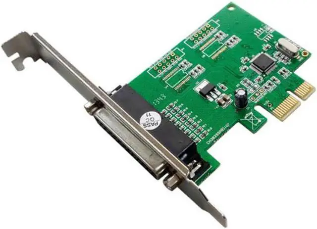 Alt view image 5 of 5 - 1 Port Parallel PCIe X1 Card PCI Express to DB25 LPT Printer Expansion Adapter Card Support SPP / PS2 / EPP/ECP Modes