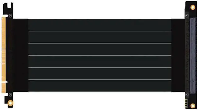 Alt view image 5 of 5 - 3.0 16x To Pcie X16 Riser Extension Cable ie Cards 16x Slot Pci-e Cable Connector Stable for PC Host 15cm